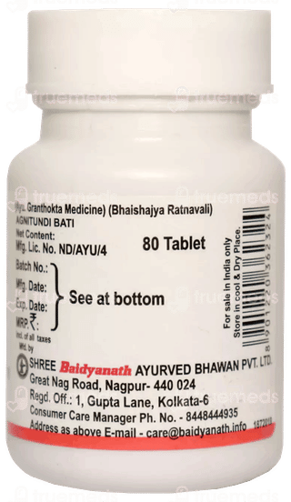 Baidyanath Agnitundi Bati Tablet 80